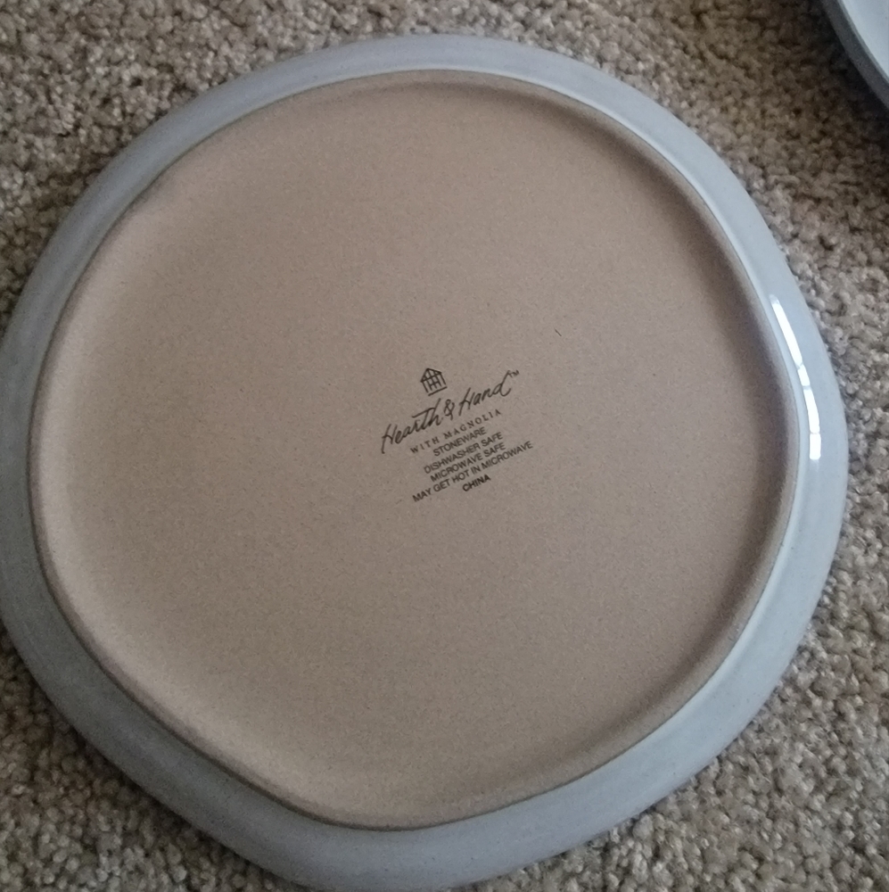 Hearth & Hand with Magnolia stoneware salad plates.